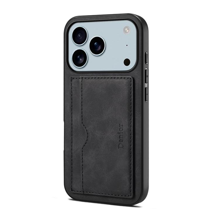 For iPhone 17 Pro Max Denior D08 PU Single Card Slot Holder Phone Case(Black)
For iPhone 17 Pro Max Denior D08 PU Single Card Slot Holder Phone Case(Black)