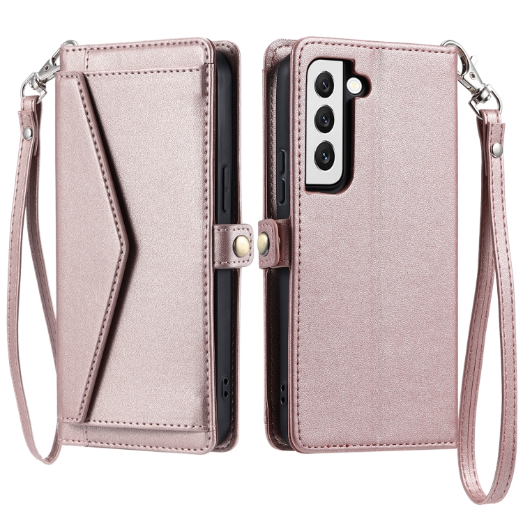 For Samsung Galaxy S22 5G Wallet Multi-card Slot Leather Phone Case with Lanyard(Rose Gold)
For Samsung Galaxy S22 5G Wallet Multi-card Slot Leather Phone Case with Lanyard(Rose Gold)