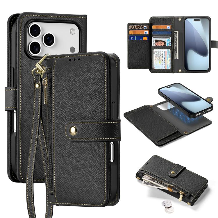 For iPhone 17 Pro Max DUX DUCIS Lawa Series 2 in 1 Wallet Zipper Detachable MagSafe Phone Case with Lanyard(Black)
For iPhone 17 Pro Max DUX DUCIS Lawa Series 2 in 1 Wallet Zipper Detachable MagSafe Phone Case with Lanyard(Black)