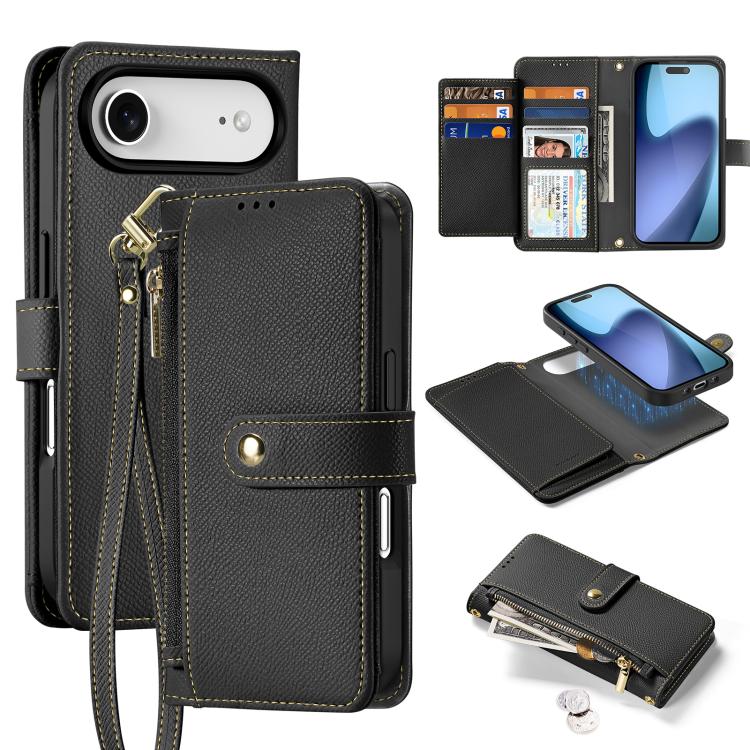 For iPhone 17 Air DUX DUCIS Lawa Series 2 in 1 Wallet Zipper Detachable MagSafe Phone Case with Lanyard(Black)
For iPhone 17 Air DUX DUCIS Lawa Series 2 in 1 Wallet Zipper Detachable MagSafe Phone Case with Lanyard(Black)