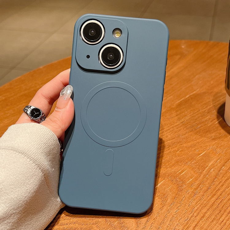 For iPhone 15 Solid Color Liquid Silicone MagSafe Magnetic Phone Case(Lavender Grey)
For iPhone 15 Solid Color Liquid Silicone MagSafe Magnetic Phone Case(Lavender Grey)