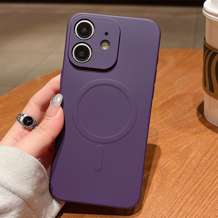 For iPhone 11 Solid Color Liquid Silicone MagSafe Magnetic Phone Case(Dark Purple)
For iPhone 11 Solid Color Liquid Silicone MagSafe Magnetic Phone Case(Dark Purple)