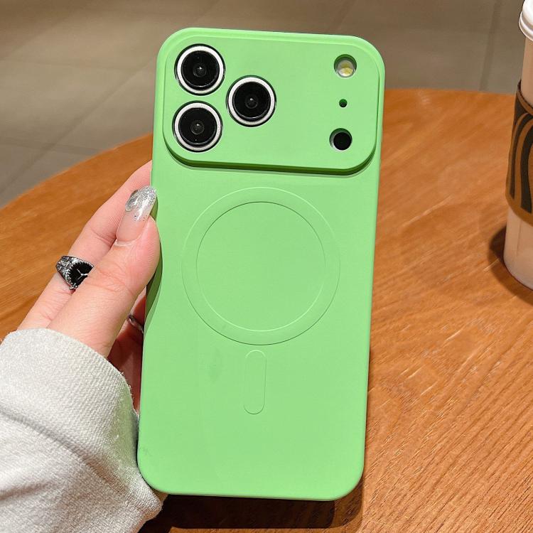 For iPhone 17 Pro Solid Color Liquid Silicone MagSafe Magnetic Phone Case(Matcha Green)
For iPhone 17 Pro Solid Color Liquid Silicone MagSafe Magnetic Phone Case(Matcha Green)