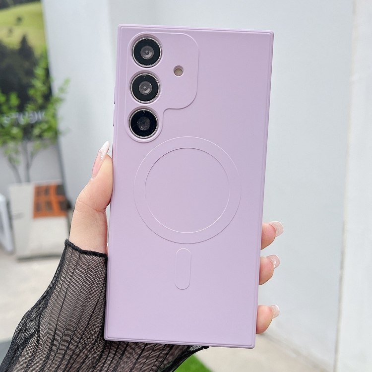 For Samsung Galaxy S24 FE 5G Solid Color Liquid Silicone MagSafe Magnetic Phone Case(Grass Purple)
For Samsung Galaxy S24 FE 5G Solid Color Liquid Silicone MagSafe Magnetic Phone Case(Grass Purple)