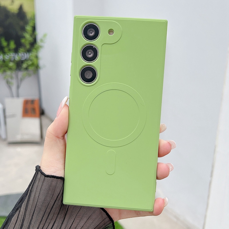For Samsung Galaxy S23 5G Solid Color Liquid Silicone MagSafe Magnetic Phone Case(Matcha Green)
For Samsung Galaxy S23 5G Solid Color Liquid Silicone MagSafe Magnetic Phone Case(Matcha Green)