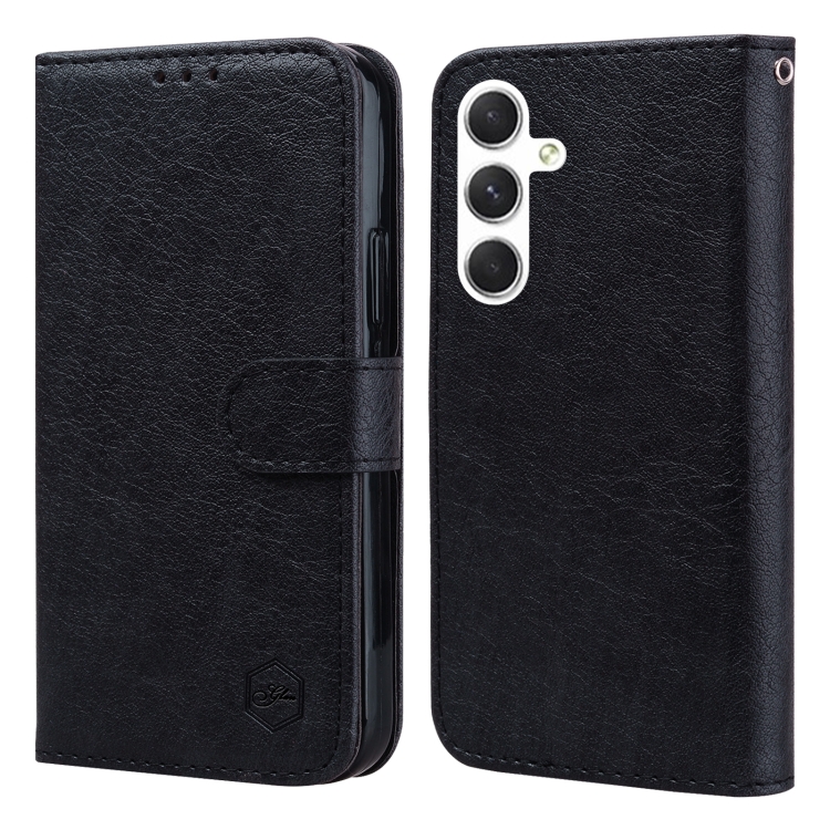 For Samsung Galaxy A16 5G Skin Feeling Oil Leather Texture PU + TPU Phone Case(Black)
For Samsung Galaxy A16 5G Skin Feeling Oil Leather Texture PU + TPU Phone Case(Black)