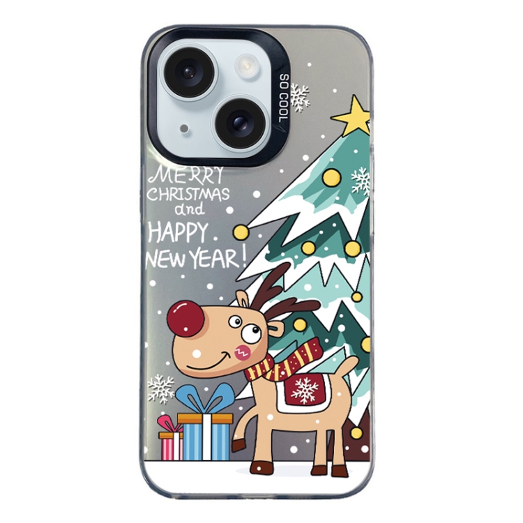 For iPhone 15 Christmas Series PC Full Coverage Pattern Phone Case(CK042 Black)
For iPhone 15 Christmas Series PC Full Coverage Pattern Phone Case(CK042 Black)