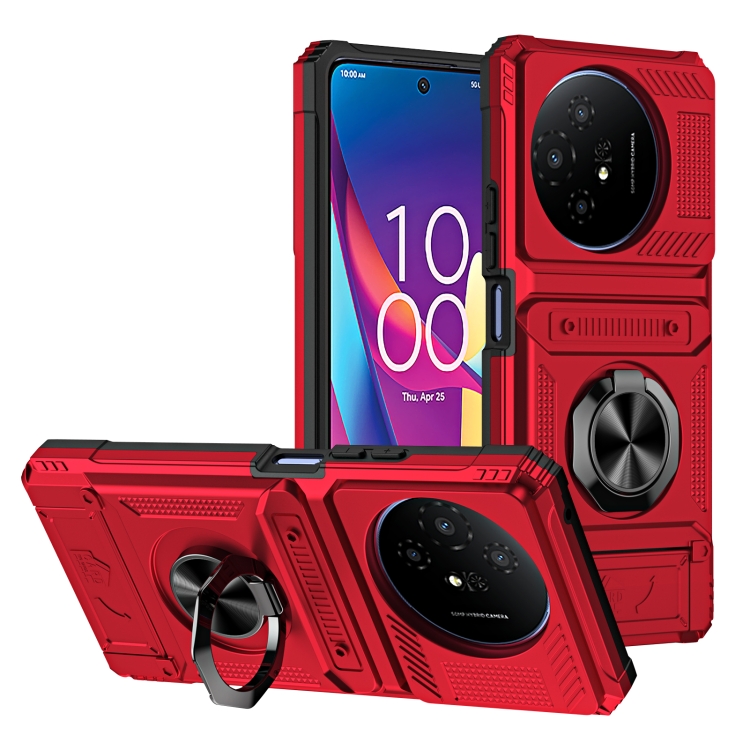 For TCL 50 XL 5G TPU Hybrid PC Shockproof Card Phone Case with Metal Ring Holder(Red)
For TCL 50 XL 5G TPU Hybrid PC Shockproof Card Phone Case with Metal Ring Holder(Red)