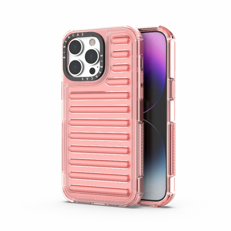 For iPhone 14 Pro Max High Transparency TPU Hybrid PC Airbag Phone Case(Peach Red)
For iPhone 14 Pro Max High Transparency TPU Hybrid PC Airbag Phone Case(Peach Red)