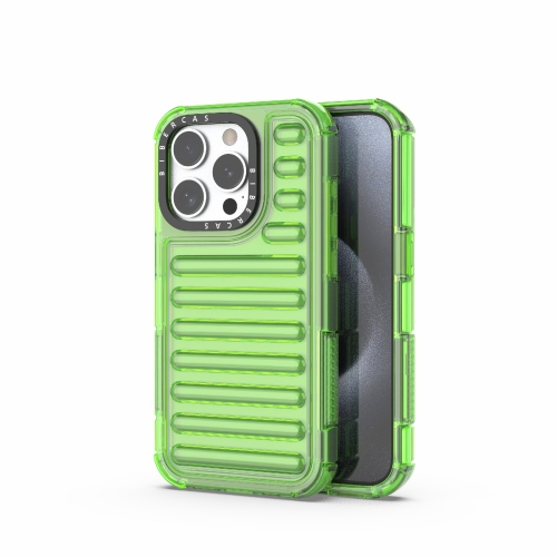 For iPhone 15 Pro High Transparency TPU Hybrid PC Airbag Phone Case(Transparent Green)
For iPhone 15 Pro High Transparency TPU Hybrid PC Airbag Phone Case(Transparent Green)