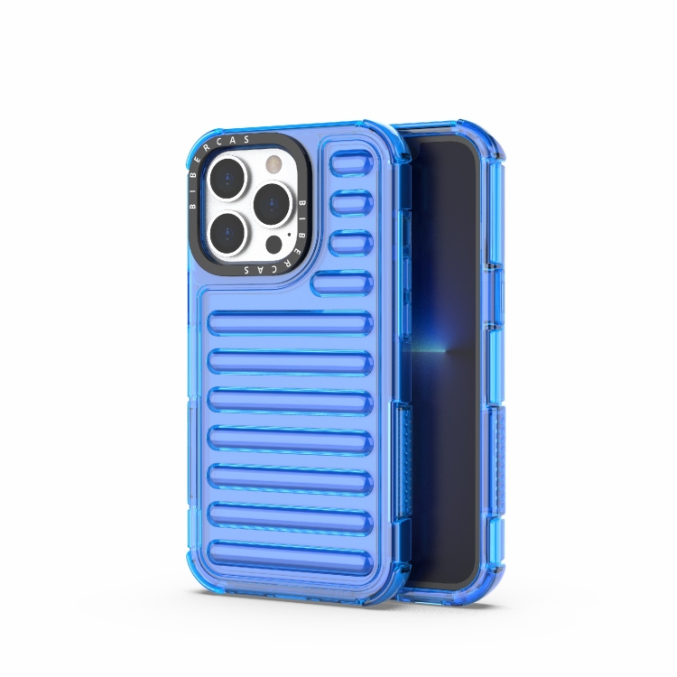 For iPhone 13 Pro High Transparency TPU Hybrid PC Airbag Phone Case(Transparent Blue)
For iPhone 13 Pro High Transparency TPU Hybrid PC Airbag Phone Case(Transparent Blue)