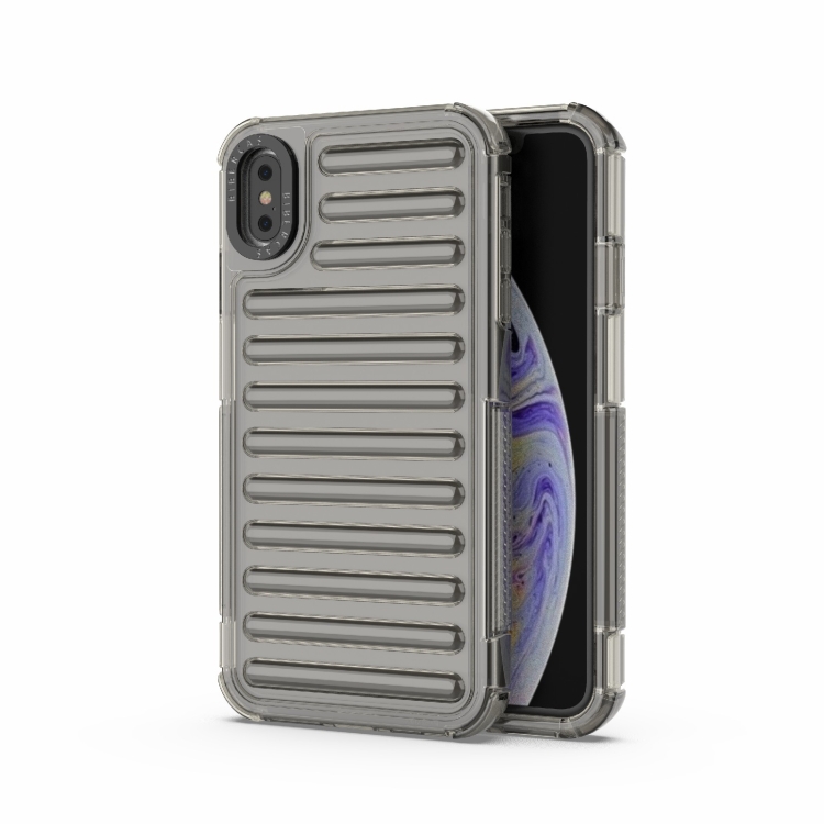 For iPhone XS Max High Transparency TPU Hybrid PC Airbag Phone Case(Transparent Black)
For iPhone XS Max High Transparency TPU Hybrid PC Airbag Phone Case(Transparent Black)