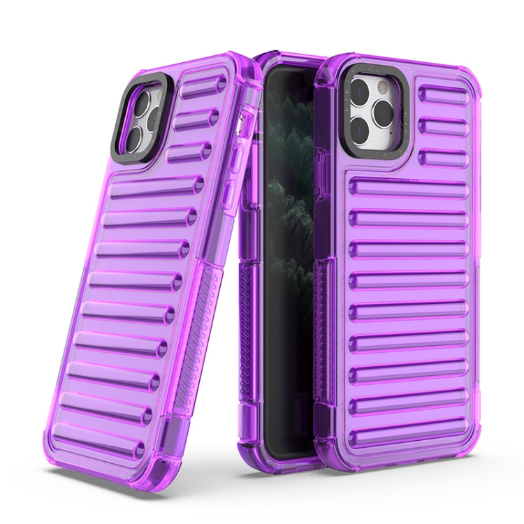 For iPhone 11 Pro Max High Transparency TPU Hybrid PC Airbag Phone Case(Transparent Purple)
For iPhone 11 Pro Max High Transparency TPU Hybrid PC Airbag Phone Case(Transparent Purple)