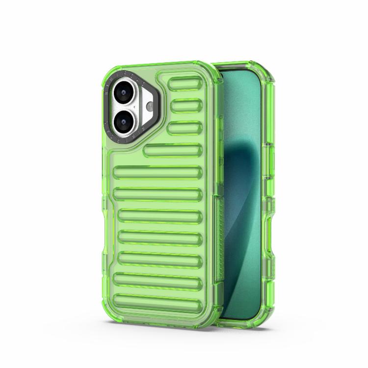 For iPhone 17 High Transparency TPU Hybrid PC Airbag Phone Case(Transparent Green)
For iPhone 17 High Transparency TPU Hybrid PC Airbag Phone Case(Transparent Green)