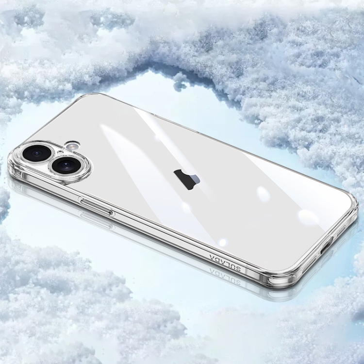 For iPhone 16 Plus SULADA TPU Frame Tempered Glass Transparent Phone Case(White)
For iPhone 16 Plus SULADA TPU Frame Tempered Glass Transparent Phone Case(White)