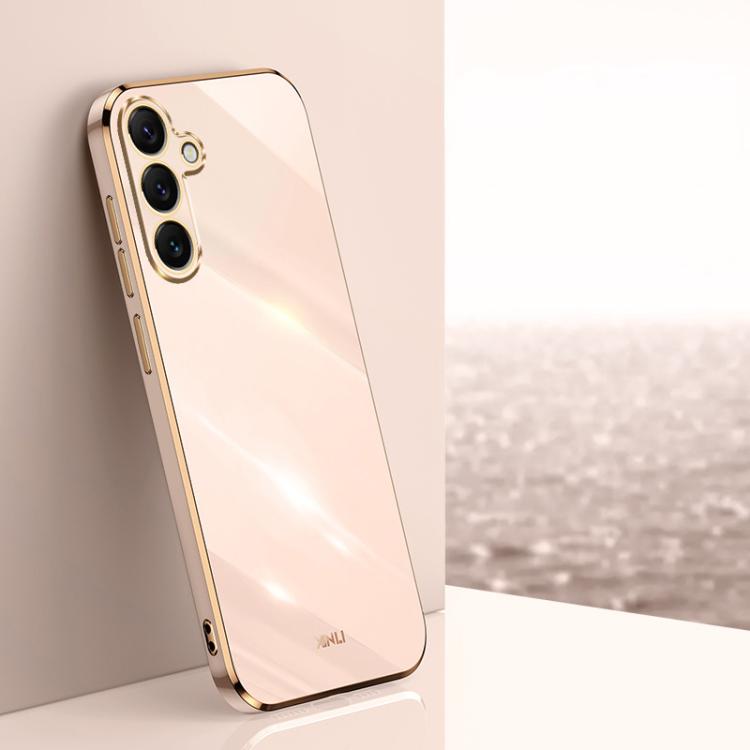 For Samsung Galaxy S25 FE 5G XINLI Straight Edge 6D Electroplate TPU Phone Case(Pink)
For Samsung Galaxy S25 FE 5G XINLI Straight Edge 6D Electroplate TPU Phone Case(Pink)