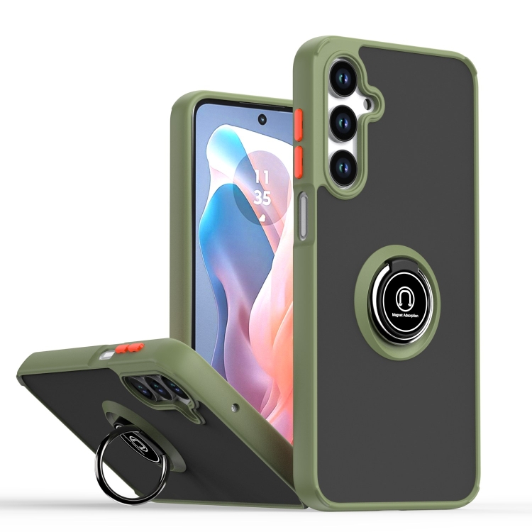 For Samsung Galaxy A16 5G Q Shadow 1 Series TPU + PC Phone Case with Ring(Army Green)
For Samsung Galaxy A16 5G Q Shadow 1 Series TPU + PC Phone Case with Ring(Army Green)