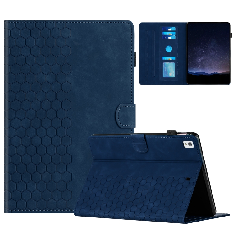 For iPad 10.2 2021 / 2020 / 10.5 2019 Honeycomb Embossed Leather Smart Tablet Case(Blue)
For iPad 10.2 2021 / 2020 / 10.5 2019 Honeycomb Embossed Leather Smart Tablet Case(Blue)