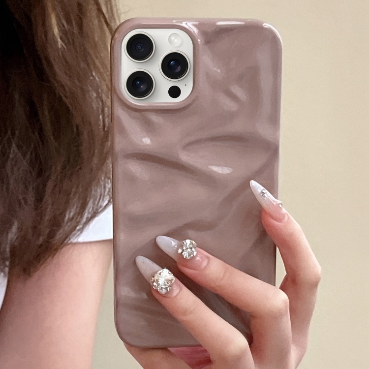 For iPhone 15 Pro Water Ripple Electroplating Paint TPU Phone Case(Pink Brown)
For iPhone 15 Pro Water Ripple Electroplating Paint TPU Phone Case(Pink Brown)