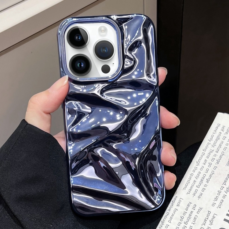 For iPhone 13 Pro Max Water Ripple Electroplating Paint TPU Phone Case(Dark Blue)
For iPhone 13 Pro Max Water Ripple Electroplating Paint TPU Phone Case(Dark Blue)