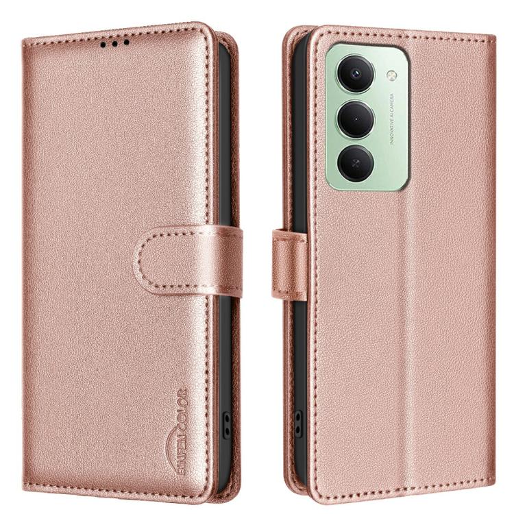For Redmi 15 5G Global / 15 4G SEA 169.5mm Litchi Texture RFID Anti-theft Leather Phone Case(Gold)
For Redmi 15 5G Global / 15 4G SEA 169.5mm Litchi Texture RFID Anti-theft Leather Phone Case(Gold)