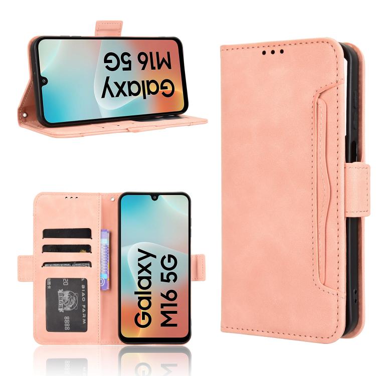For Samsung Galaxy F16 5G / M16 5G Skin Feel Calf Texture Card Slots Leather Phone Case(Pink)
For Samsung Galaxy F16 5G / M16 5G Skin Feel Calf Texture Card Slots Leather Phone Case(Pink)