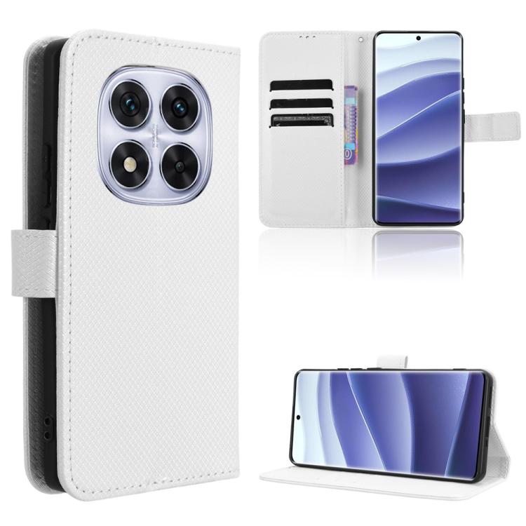 For Redmi Note 14 Pro+ 5G Diamond Texture Leather Phone Case(White)
For Redmi Note 14 Pro+ 5G Diamond Texture Leather Phone Case(White)