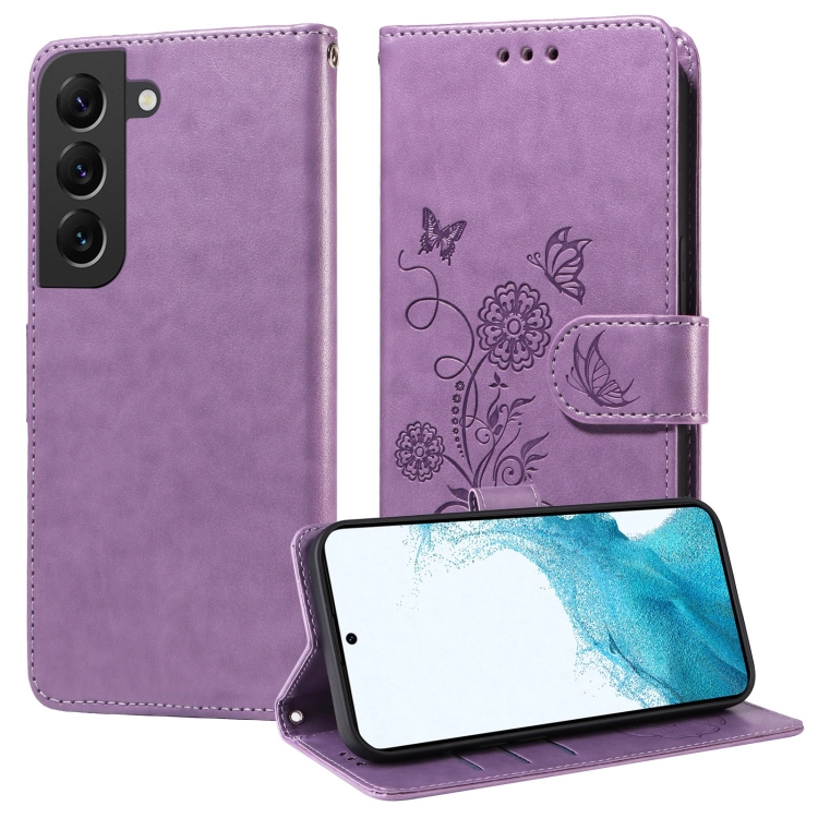 For Samsung Galaxy S21 FE 5G Embossed Butterfly Flowers Leather Phone Case(Purple)
For Samsung Galaxy S21 FE 5G Embossed Butterfly Flowers Leather Phone Case(Purple)