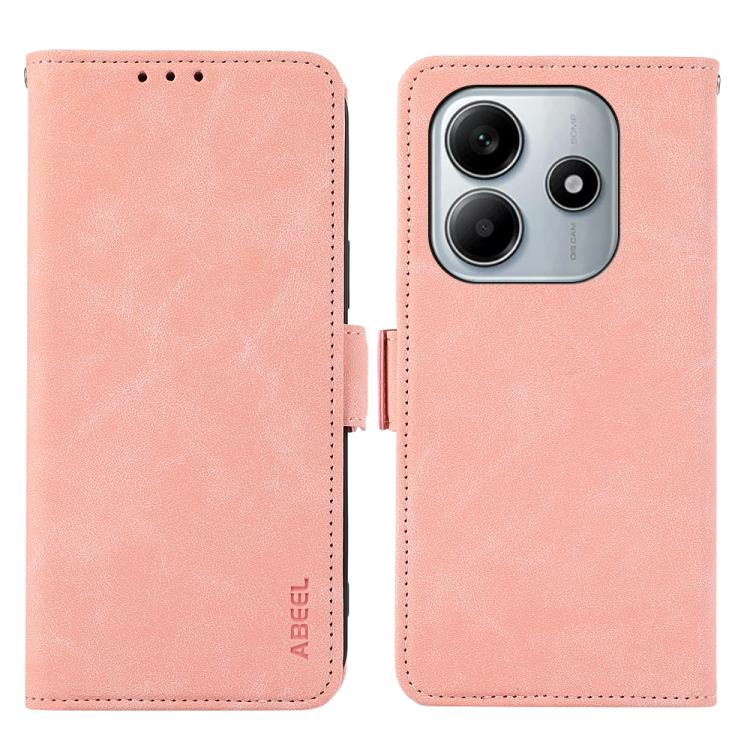 For Redmi Note 14 4G 164.84mm ABEEL Frosted Magnetic RFID Leather Phone Case(Pink)
For Redmi Note 14 4G 164.84mm ABEEL Frosted Magnetic RFID Leather Phone Case(Pink)
