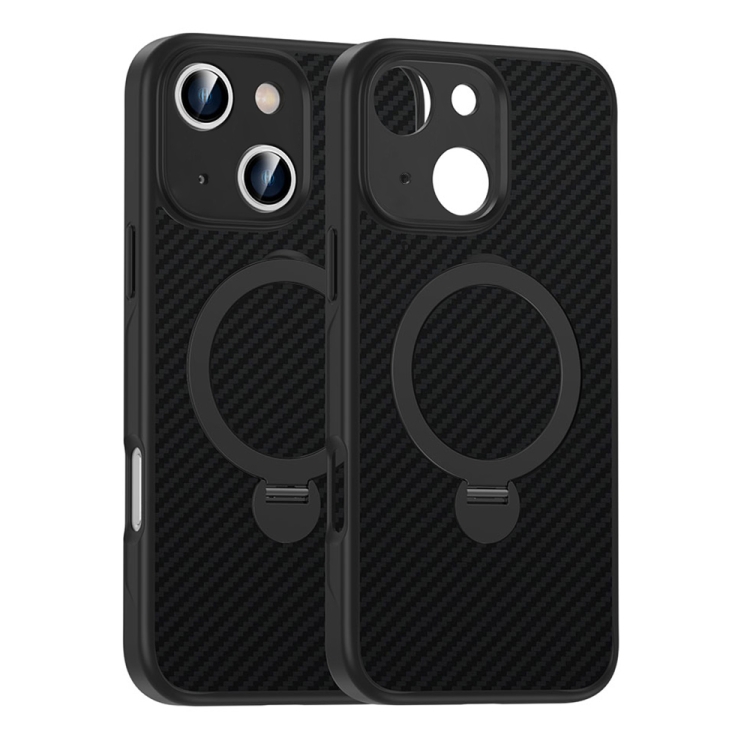 For iPhone 14 Plus Carbon Fiber MagSafe 360 Degree Rotating Holder Phone Case(Black)
For iPhone 14 Plus Carbon Fiber MagSafe 360 Degree Rotating Holder Phone Case(Black)