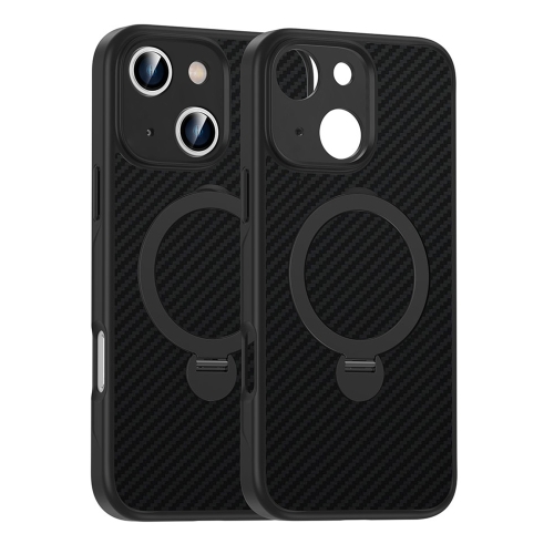 For iPhone 14 Carbon Fiber MagSafe 360 Degree Rotating Holder Phone Case(Black)
For iPhone 14 Carbon Fiber MagSafe 360 Degree Rotating Holder Phone Case(Black)