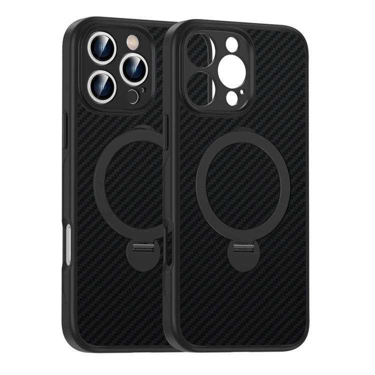 For iPhone 14 Pro Carbon Fiber MagSafe 360 Degree Rotating Holder Phone Case(Black)
For iPhone 14 Pro Carbon Fiber MagSafe 360 Degree Rotating Holder Phone Case(Black)