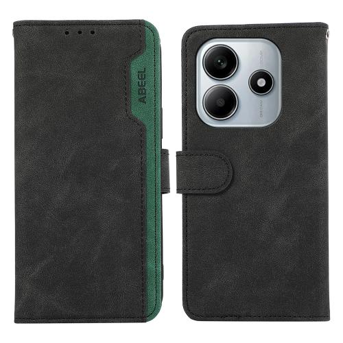 For Redmi Note 14 4G 164.84mm ABEEL Color Block Magnetic RFID Leather Phone Case(Black-Green)
For Redmi Note 14 4G 164.84mm ABEEL Color Block Magnetic RFID Leather Phone Case(Black-Green)