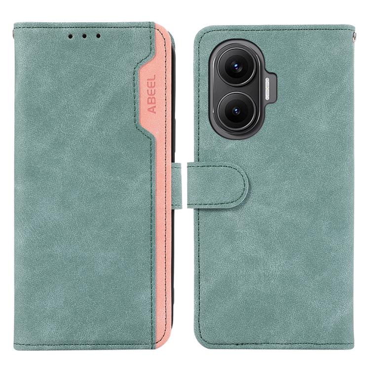 For Redmi Turbo 4 Pro ABEEL Color Block Magnetic RFID Leather Phone Case(Cyan-Pink)
For Redmi Turbo 4 Pro ABEEL Color Block Magnetic RFID Leather Phone Case(Cyan-Pink)