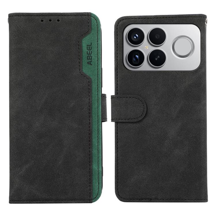 For Redmi K90 Pro Max/Poco F8 Ultra ABEEL Color Block Magnetic RFID Leather Phone Case(Black-Green)
For Redmi K90 Pro Max/Poco F8 Ultra ABEEL Color Block Magnetic RFID Leather Phone Case(Black-Green)
