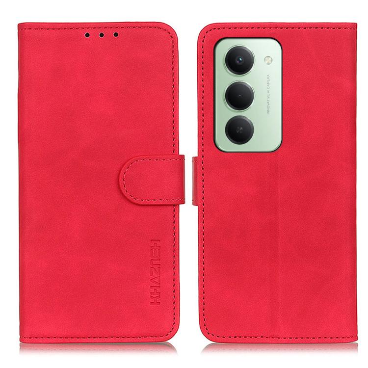 For Redmi 15 5G / 4G EU 171mm KHAZNEH Retro Texture Flip Leather Phone Case(Red)
For Redmi 15 5G / 4G EU 171mm KHAZNEH Retro Texture Flip Leather Phone Case(Red)