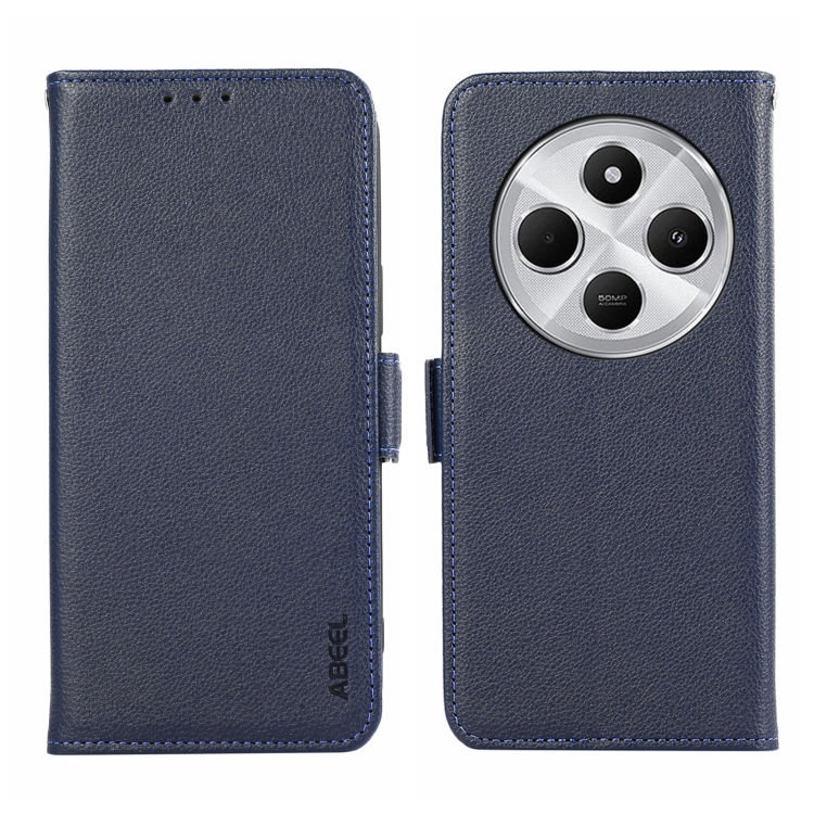 For Redmi 14C 4G ABEEL Side-Magnetic Litchi Pattern Leather RFID Phone Case(Blue)
For Redmi 14C 4G ABEEL Side-Magnetic Litchi Pattern Leather RFID Phone Case(Blue)