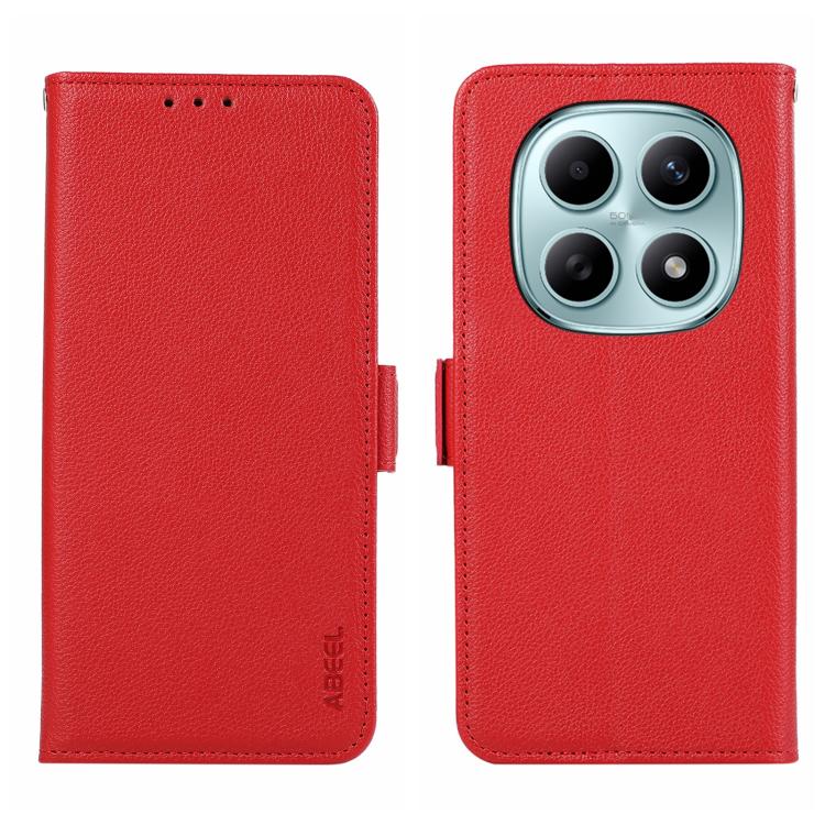 For Redmi Note 15 5G Global 164mm ABEEL Side-Magnetic Litchi Pattern Leather RFID Phone Case(Red)
For Redmi Note 15 5G Global 164mm ABEEL Side-Magnetic Litchi Pattern Leather RFID Phone Case(Red)