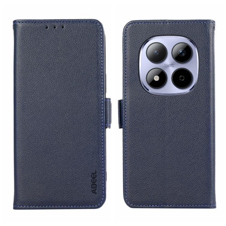 For Redmi Note 15 Pro+ 5G Global 163.3 ABEEL Side-Magnetic Litchi Pattern Leather RFID Phone Case(Blue)
For Redmi Note 15 Pro+ 5G Global 163.3 ABEEL Side-Magnetic Litchi Pattern Leather RFID Phone Case(Blue)
