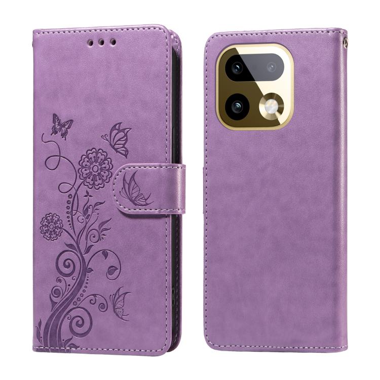 For Realme 16 Pro+ 5G Embossed Butterfly Flowers Leather Phone Case(Purple)
For Realme 16 Pro+ 5G Embossed Butterfly Flowers Leather Phone Case(Purple)