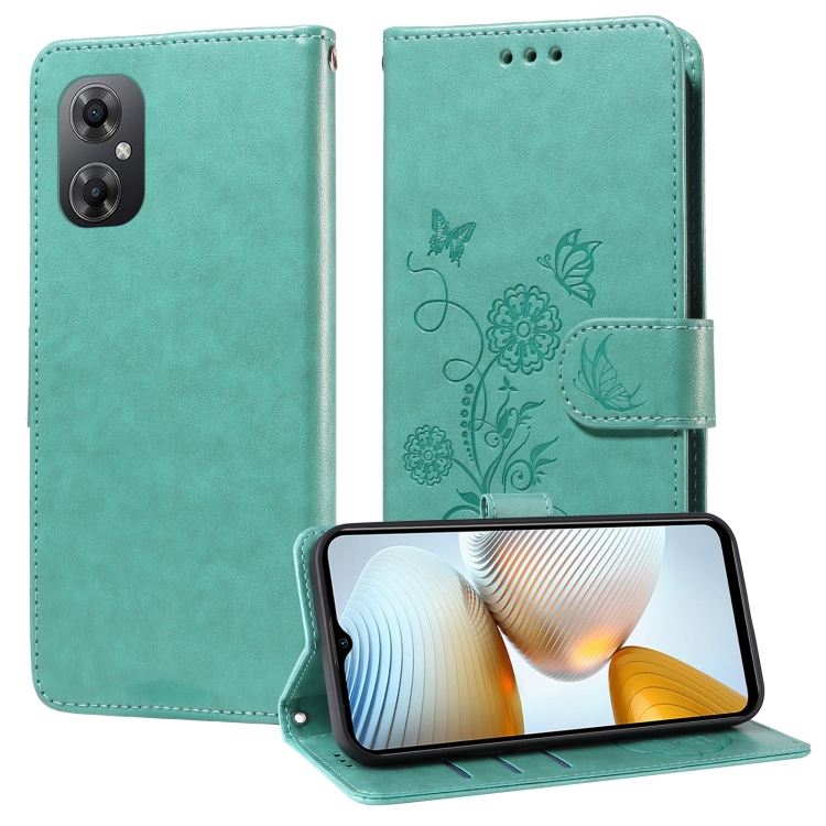 For Xiaomi Poco M4 5G / M5 4G India Embossed Butterfly Flowers Leather Phone Case(Green)
For Xiaomi Poco M4 5G / M5 4G India Embossed Butterfly Flowers Leather Phone Case(Green)
