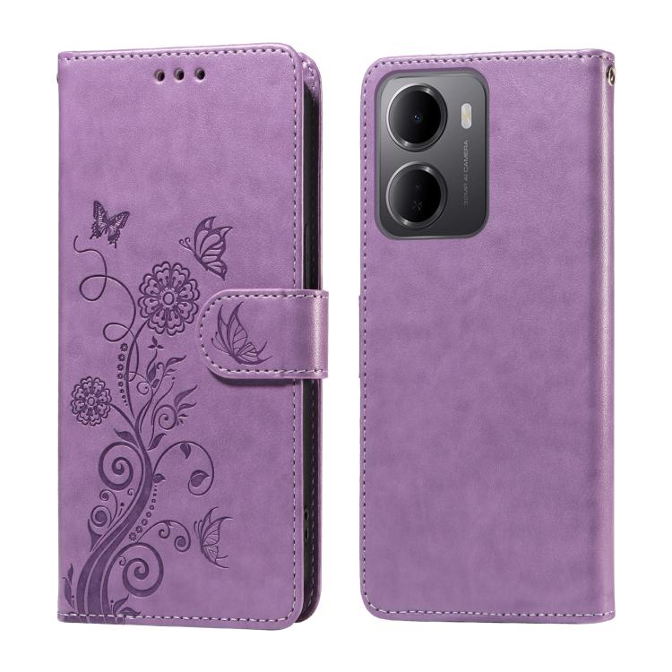 For Redmi 15a 5G Embossed Butterfly Flowers Leather Phone Case(Purple)
For Redmi 15a 5G Embossed Butterfly Flowers Leather Phone Case(Purple)