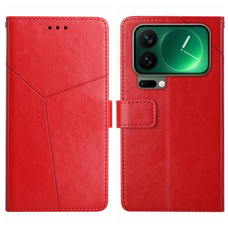 For Xiaomi 17 Pro Y-shaped Pattern Flip Leather Phone Case(Red)
For Xiaomi 17 Pro Y-shaped Pattern Flip Leather Phone Case(Red)