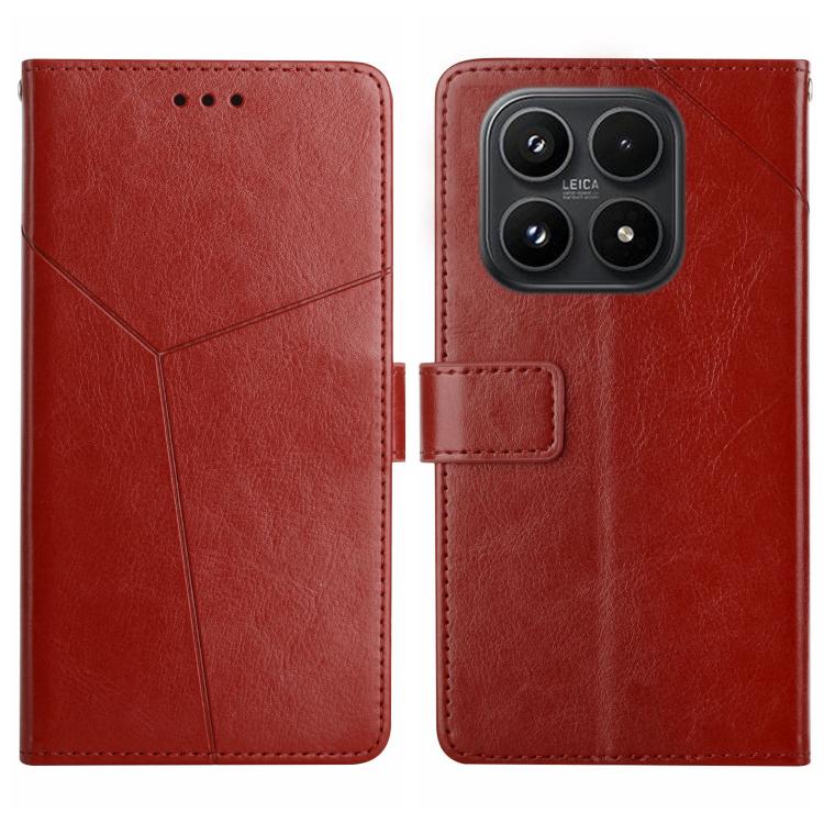 For Xiaomi 17 Y-shaped Pattern Flip Leather Phone Case(Brown)
For Xiaomi 17 Y-shaped Pattern Flip Leather Phone Case(Brown)