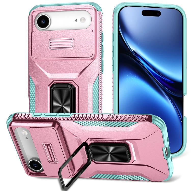 For iPhone Air Sliding Camshield Holder Phone Case(Grey Green + Pink)
For iPhone Air Sliding Camshield Holder Phone Case(Grey Green + Pink)