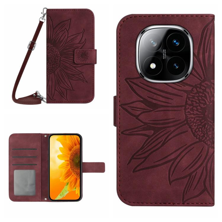 For Redmi Note 14 Pro 4G Skin Feel Sun Flower Embossed Flip Leather Phone Case with Lanyard(Wine Red)
For Redmi Note 14 Pro 4G Skin Feel Sun Flower Embossed Flip Leather Phone Case with Lanyard(Wine Red)