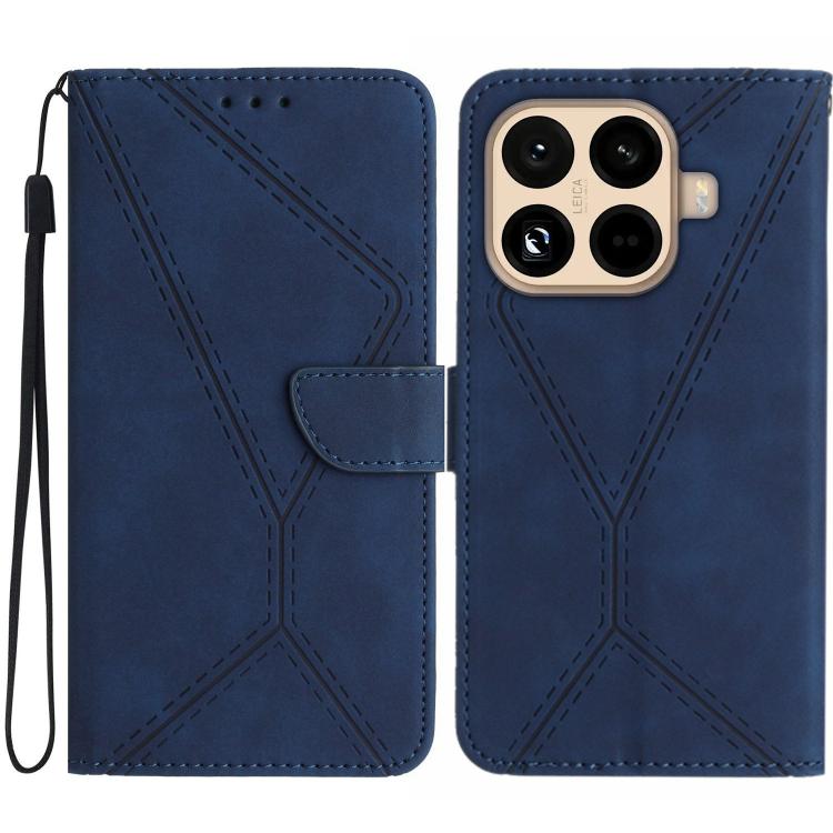 For Xiaomi 15T Pro Stitching Embossed Leather Phone Case(Blue)
For Xiaomi 15T Pro Stitching Embossed Leather Phone Case(Blue)