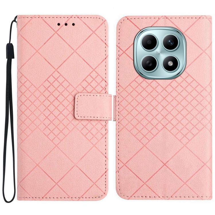 For Redmi Note 15 Pro 4G Global 163.2mm Rhombic Grid Texture Leather Phone Case(Pink)
For Redmi Note 15 Pro 4G Global 163.2mm Rhombic Grid Texture Leather Phone Case(Pink)