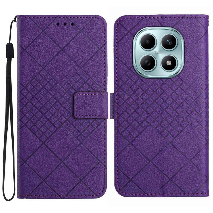 For Redmi Note 15 5G Global 164mm Rhombic Grid Texture Leather Phone Case(Purple)
For Redmi Note 15 5G Global 164mm Rhombic Grid Texture Leather Phone Case(Purple)