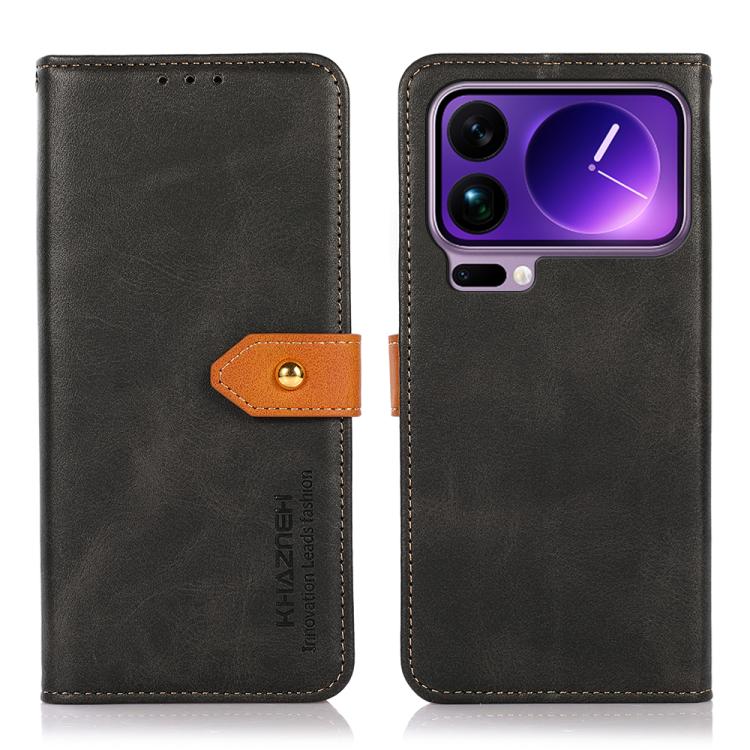 For Xiaomi 17 Pro KHAZNEH Cowhide Texture Flip Leather Phone Case(Black)
For Xiaomi 17 Pro KHAZNEH Cowhide Texture Flip Leather Phone Case(Black)
